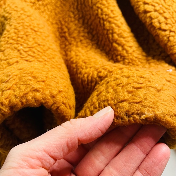 J. Crew Vintage Fleece Snap Collar Sherpa Pullover - Picture 6 of 9